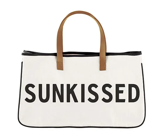 Canvas Tote with Words