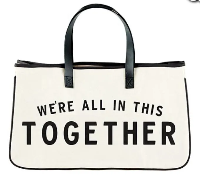 Canvas Tote with Words