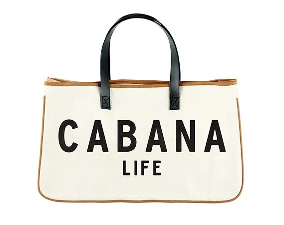 Canvas Tote with Words