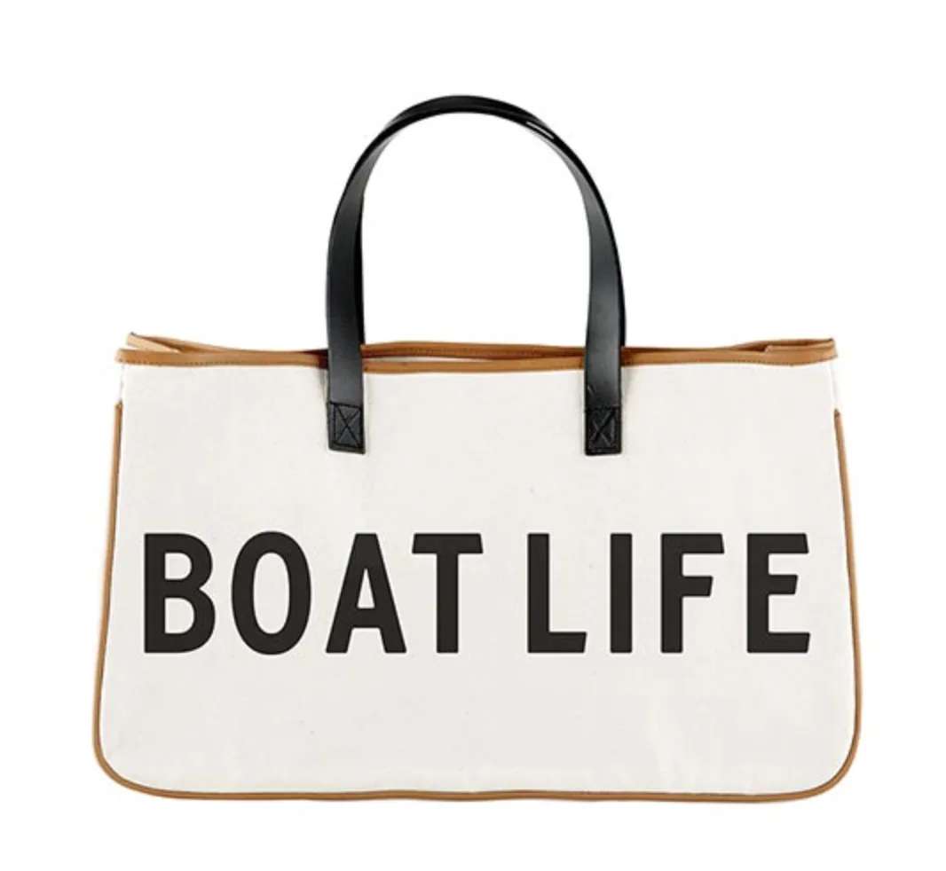 Canvas Tote with Words