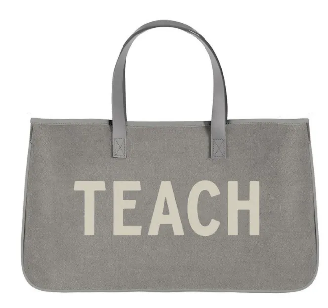 Canvas Tote with Words