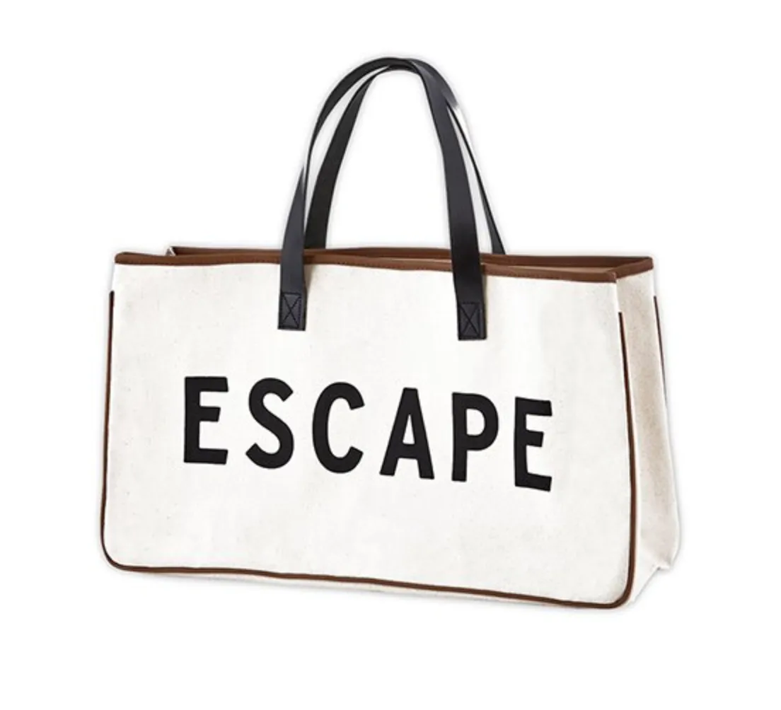 Canvas Tote with Words