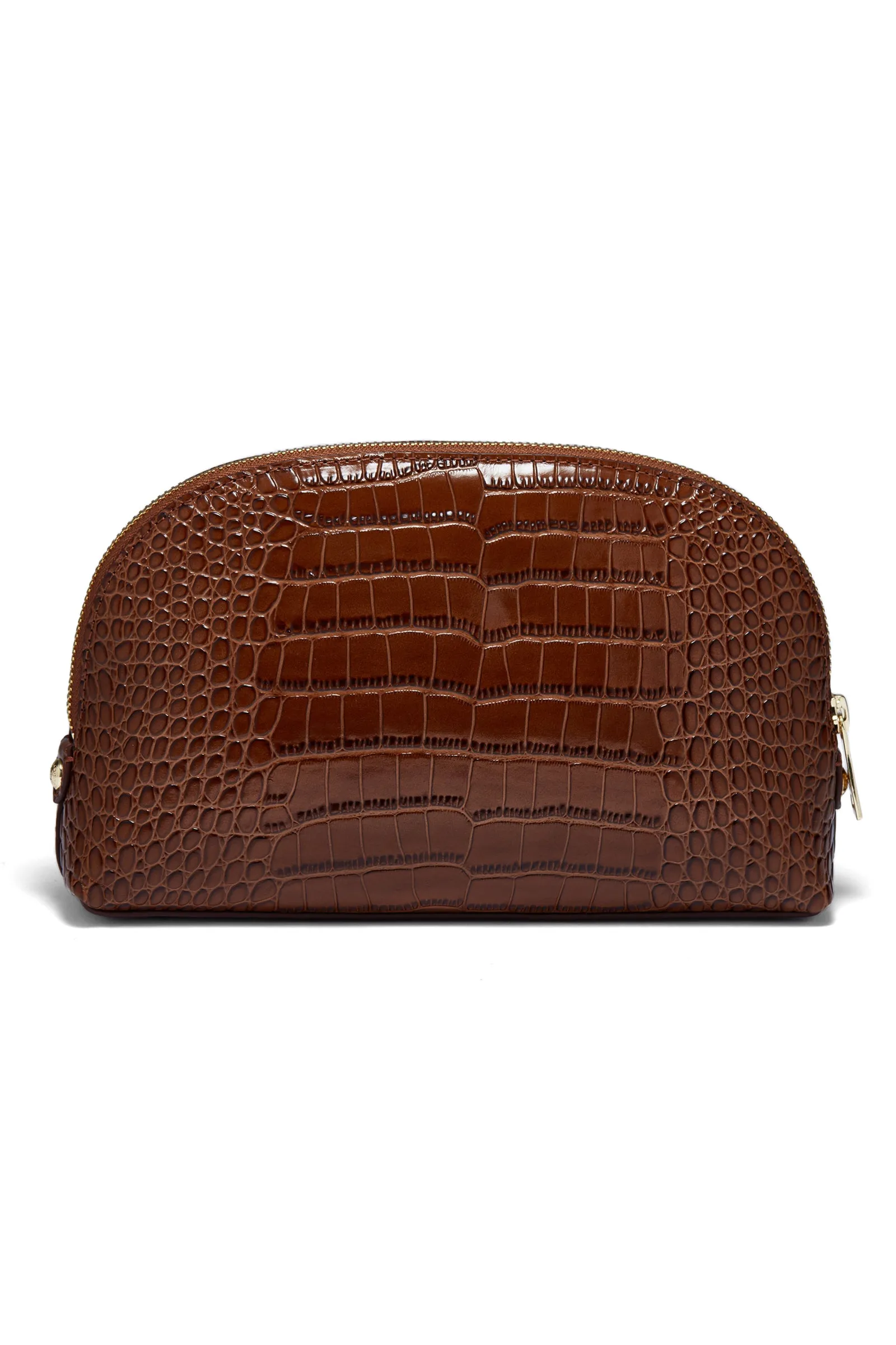 Chelsea Makeup Bag (Tan Croc)