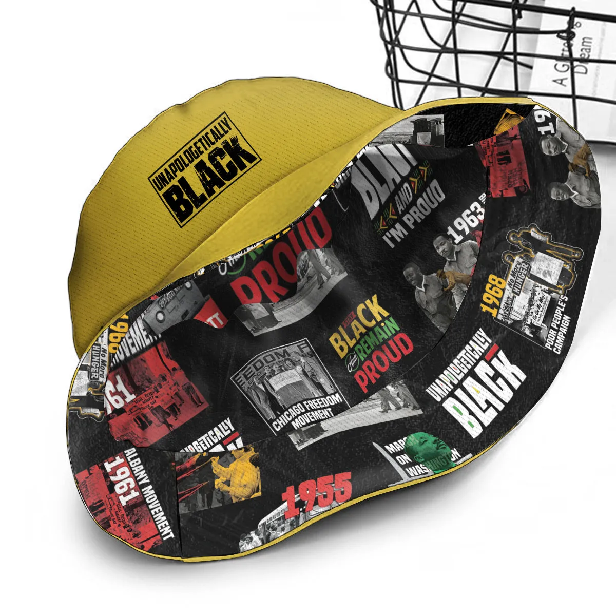 Civil Rights Movement Poster Art Reversible Bucket Hat