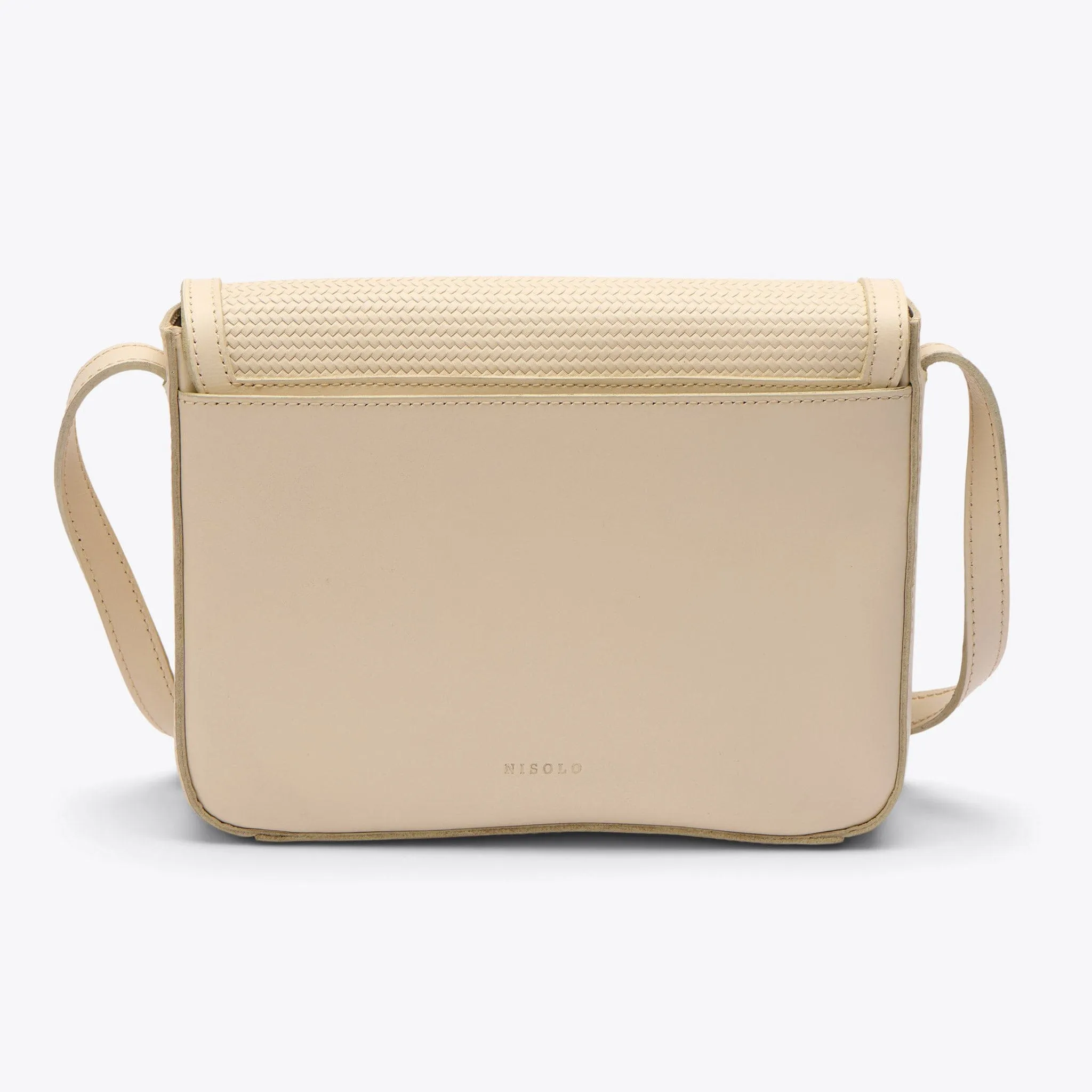 Clara Crossbody Woven Bone