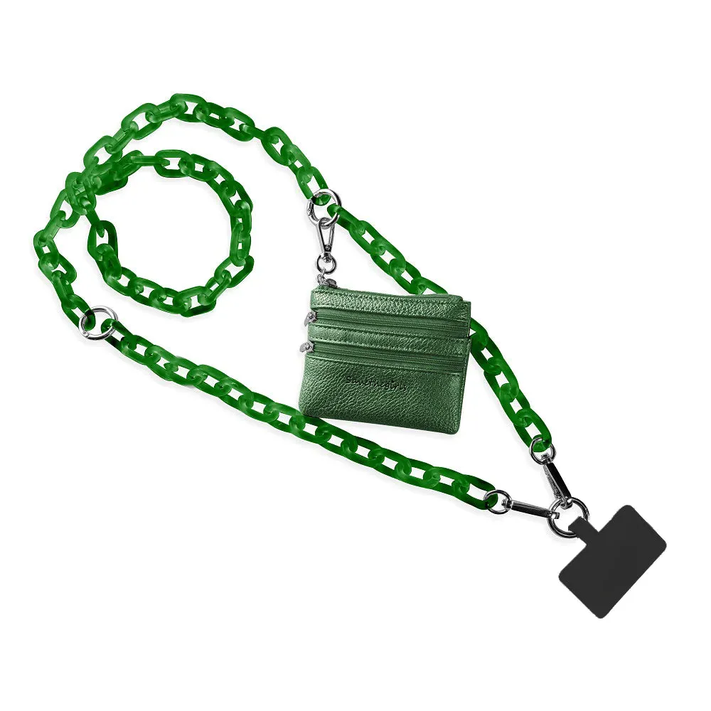 Clip & Go Chain with Zip Pouch