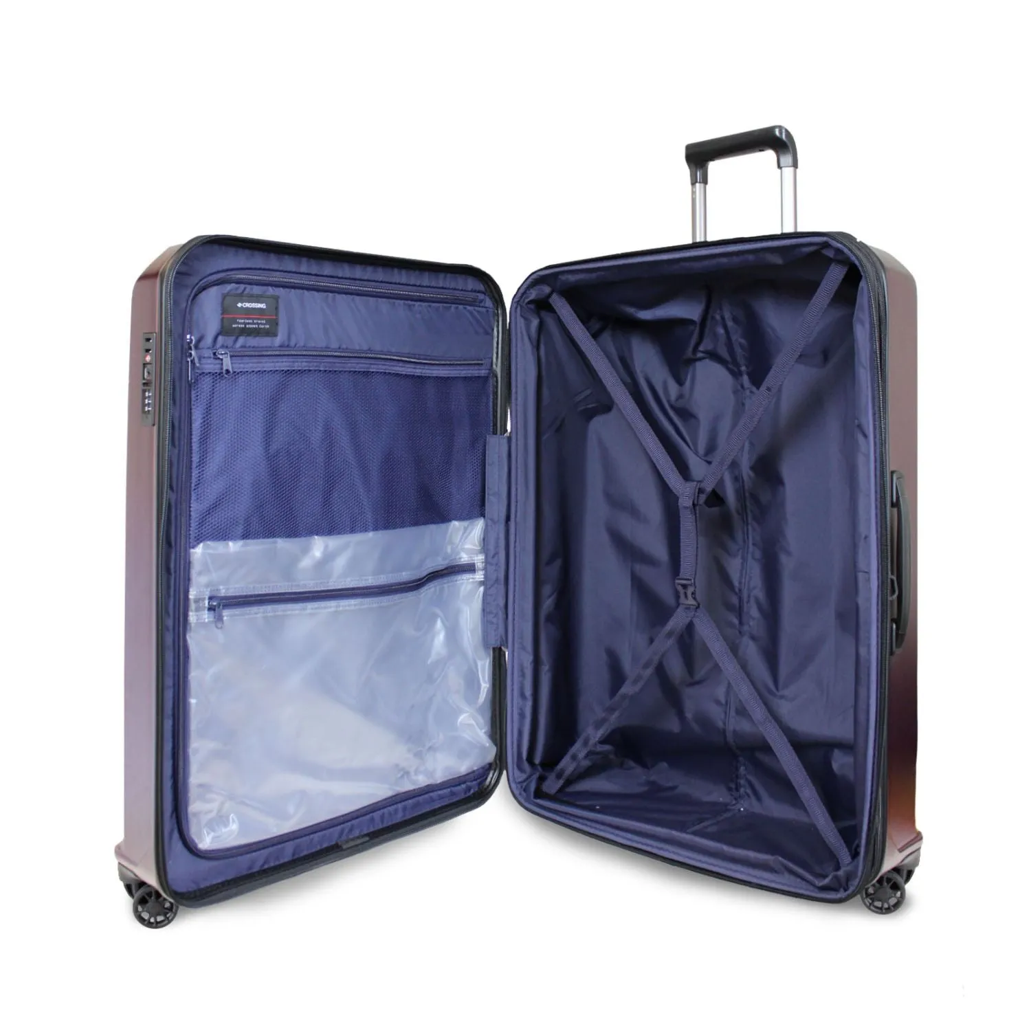 Crossing Ash 24" Double Zip Upright Medium Luggage