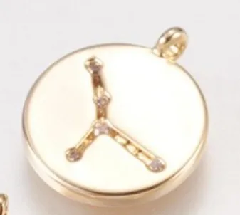 Dainty Zodiac Star Sign Pendant- 14K Gold Filled