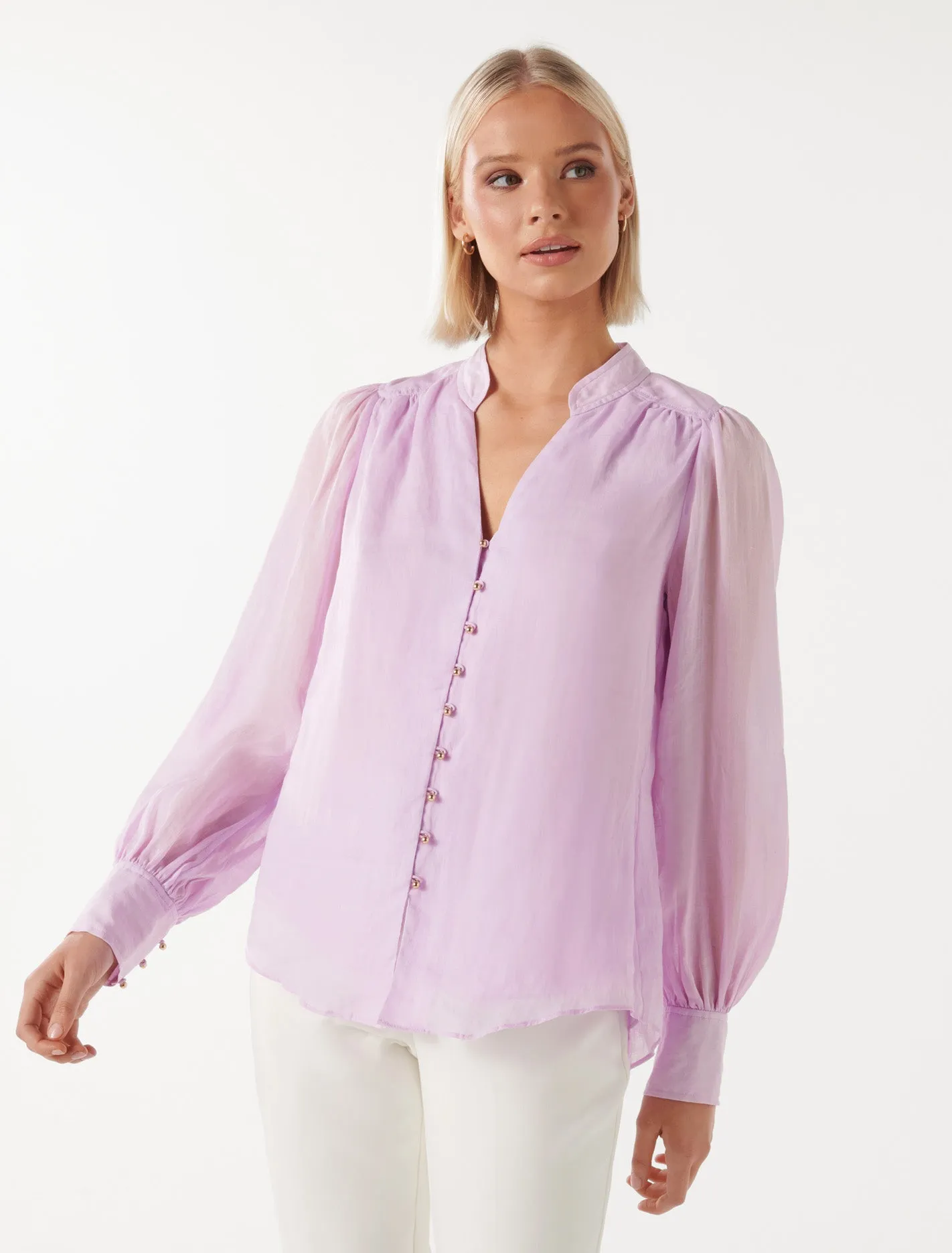 Delia Yoke Detail Blouse