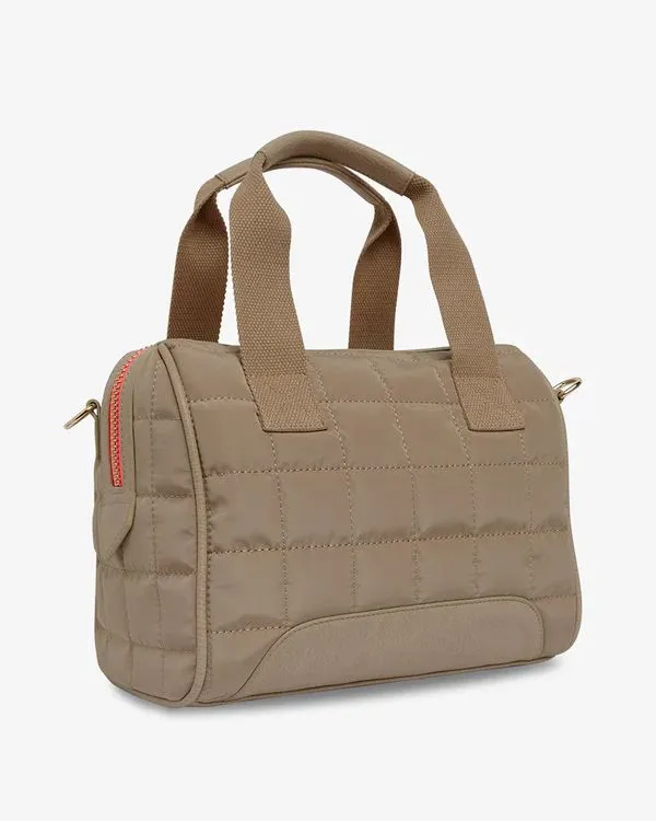 Elms & King Hartley Doctor's Bag Quilted - Taupe