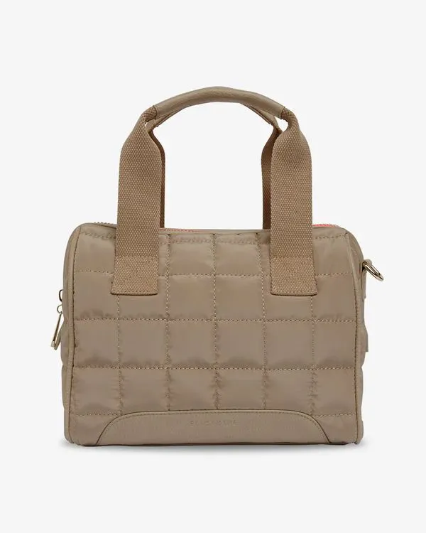 Elms & King Hartley Doctor's Bag Quilted - Taupe