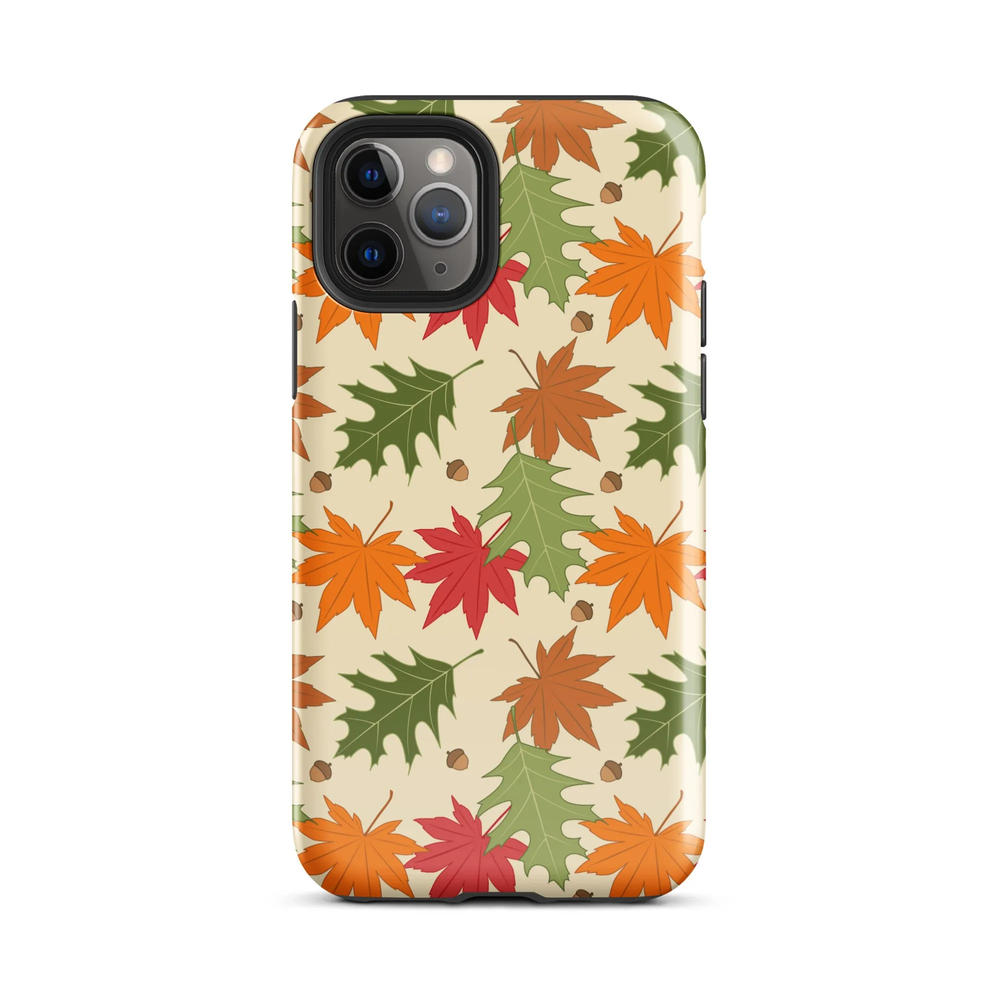 Falling Leaves Autumn Premium iPhone Case