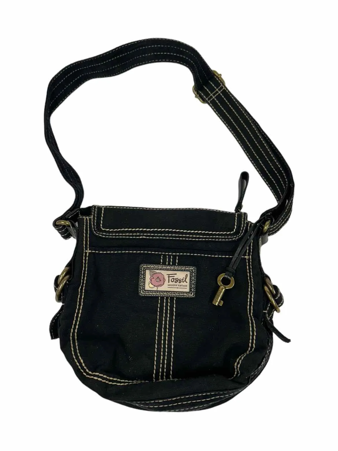 FOSSIL BLK/BEI Handbag