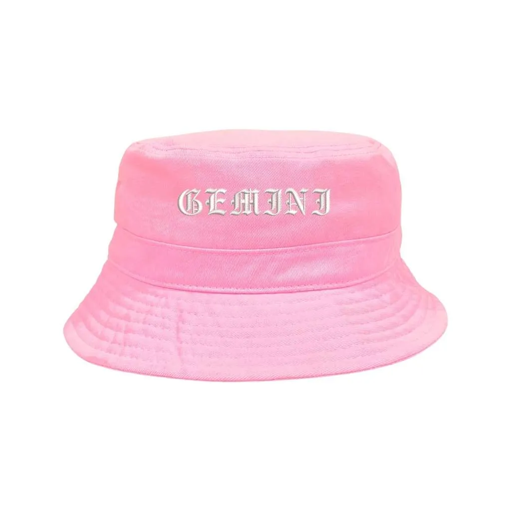 Gemini Old English Bucket Hat