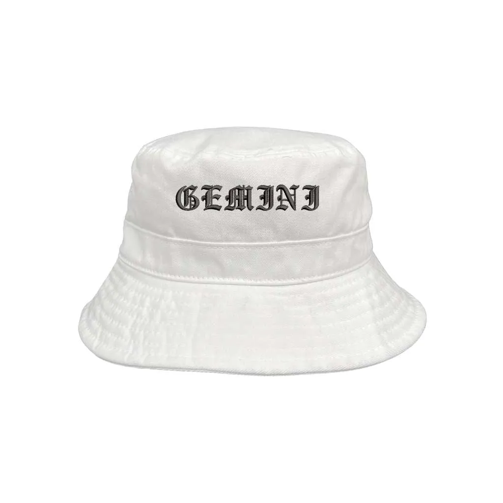 Gemini Old English Bucket Hat