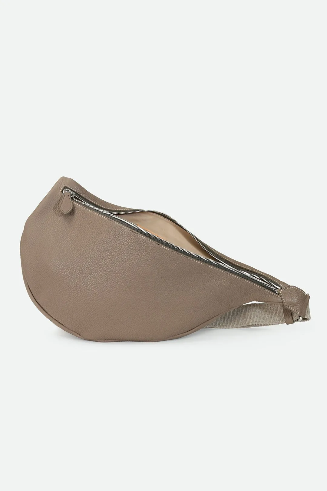 GEMMA ITALIAN LEATHER CROSSBODY TAUPE