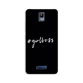 #GirlBoss Mobile Back Case for Gionee P7 (Design - 266)