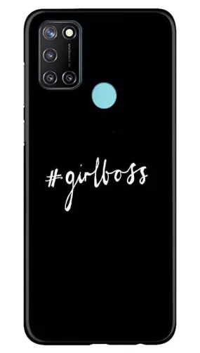 #GirlBoss Mobile Back Case for Realme 7i (Design - 266)