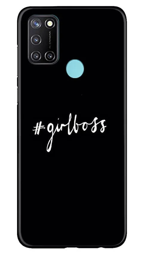 #GirlBoss Mobile Back Case for Realme 7i (Design - 266)