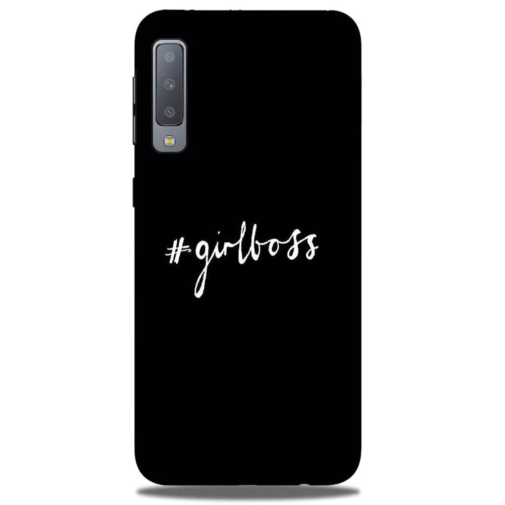 #GirlBoss Mobile Back Case for Samsung A50 (Design - 266)