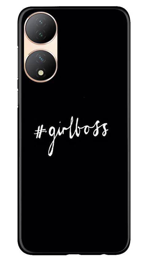 #GirlBoss Mobile Back Case for Vivo T2 5G (Design - 235)