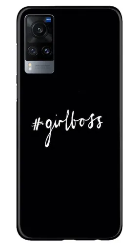 #GirlBoss Mobile Back Case for Vivo X60 (Design - 266)