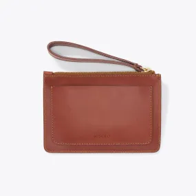 Go-To Wristlet Clutch Brandy