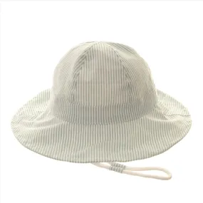 Green Stripe Sun Hat