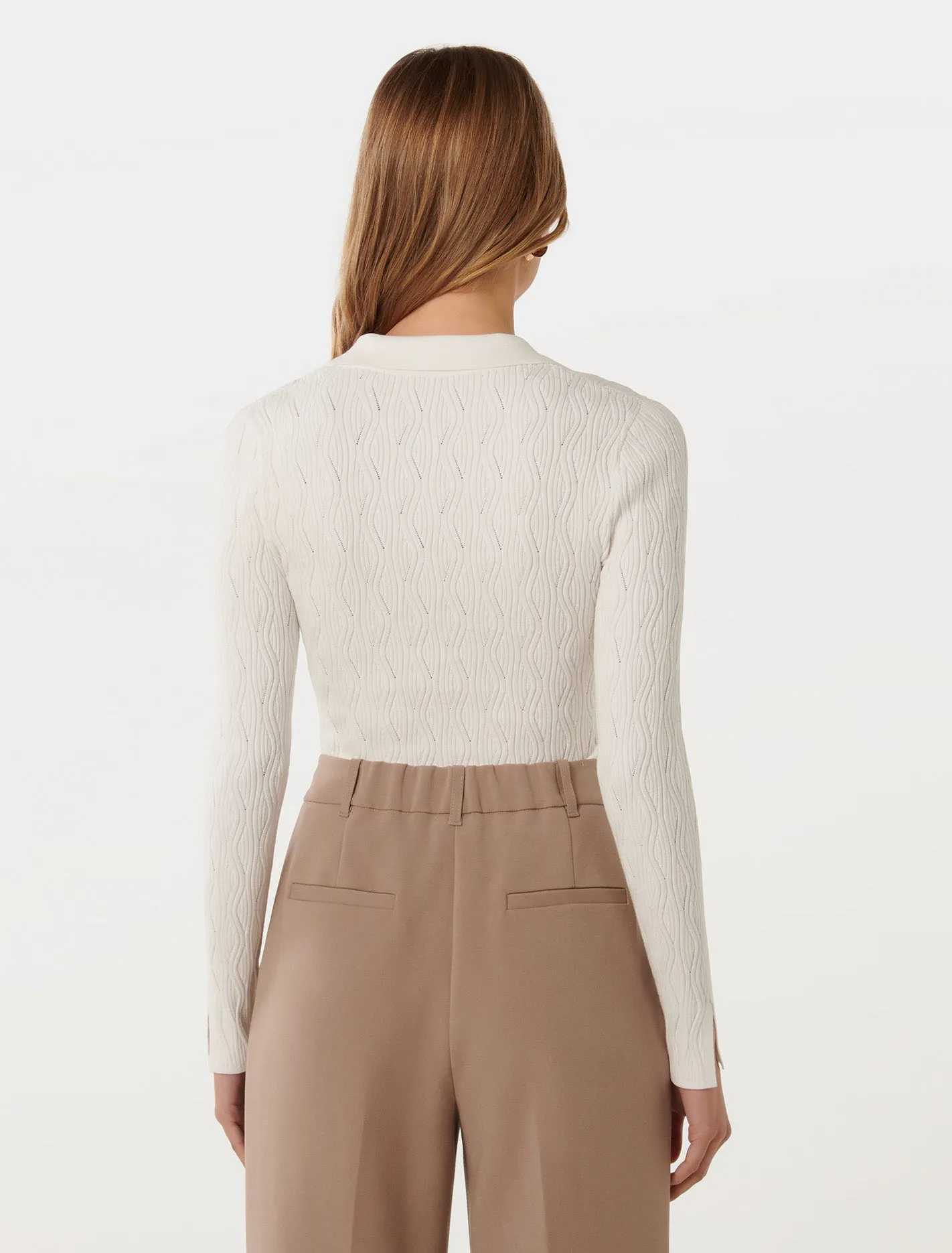 Hallie Long Sleeve Textured Rib Jumper