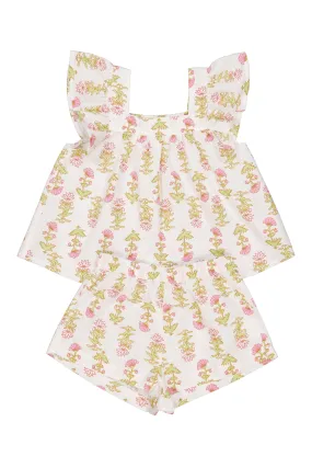 Harriet Mini Set - Cotton - Lotus Flower - Pink