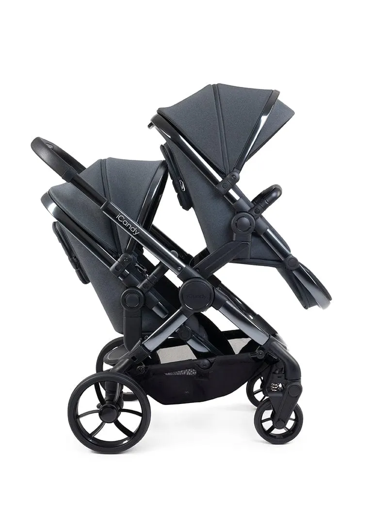 iCandy Peach 7 Twin Pushchair - Dark Grey