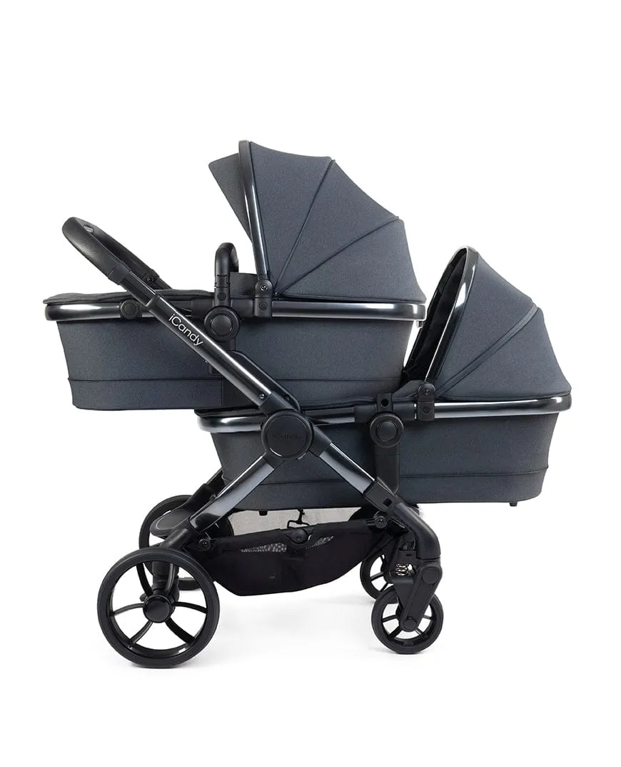 iCandy Peach 7 Twin Pushchair - Dark Grey