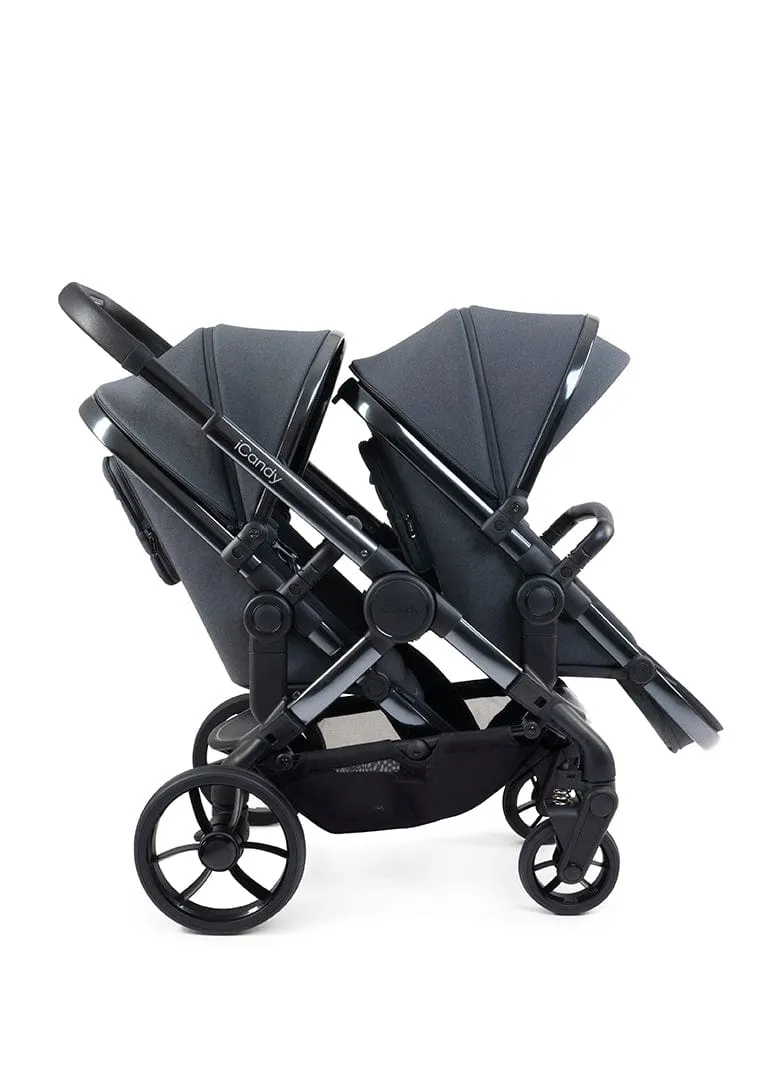 iCandy Peach 7 Twin Pushchair - Dark Grey