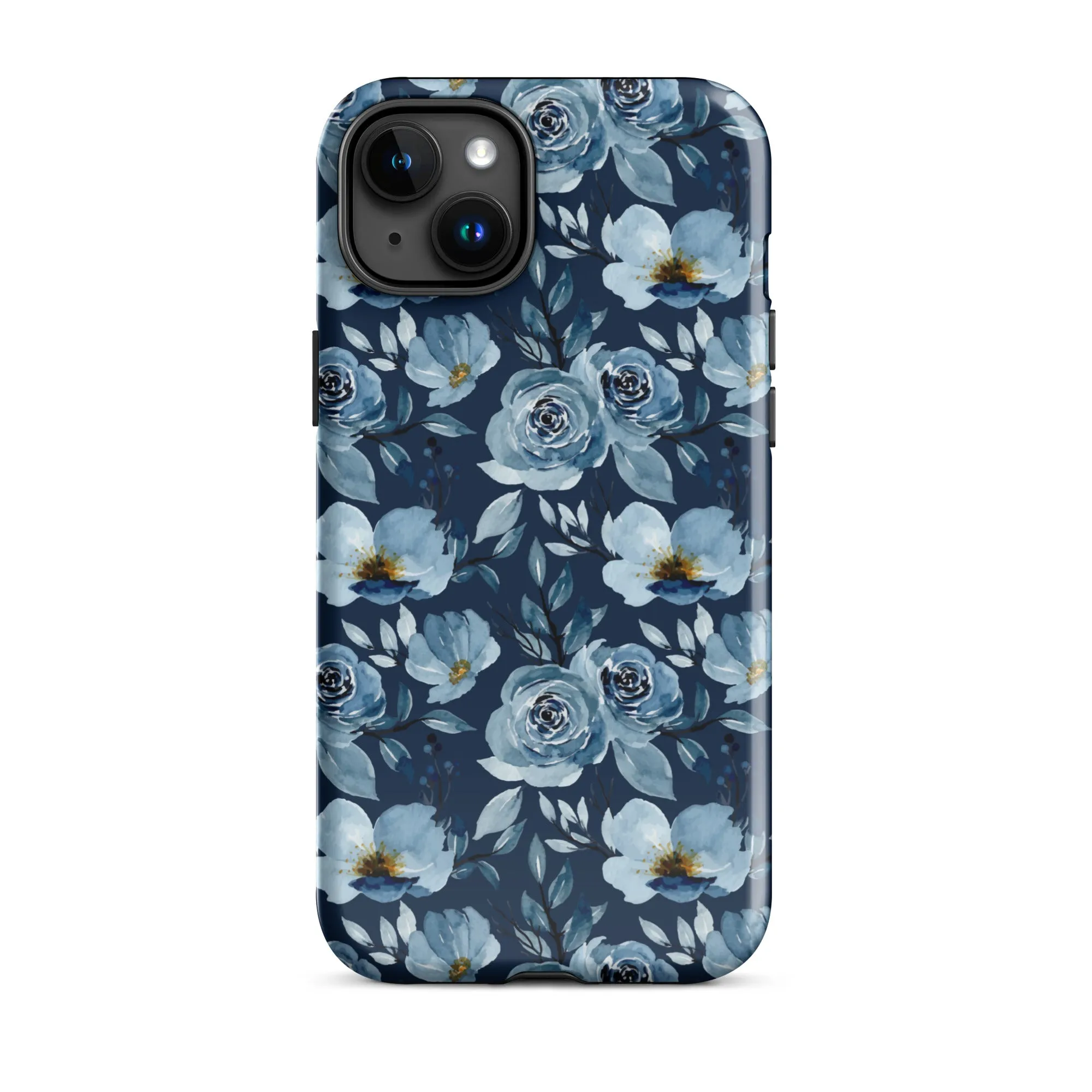 Indigo Rose Harmony Premium iPhone Case