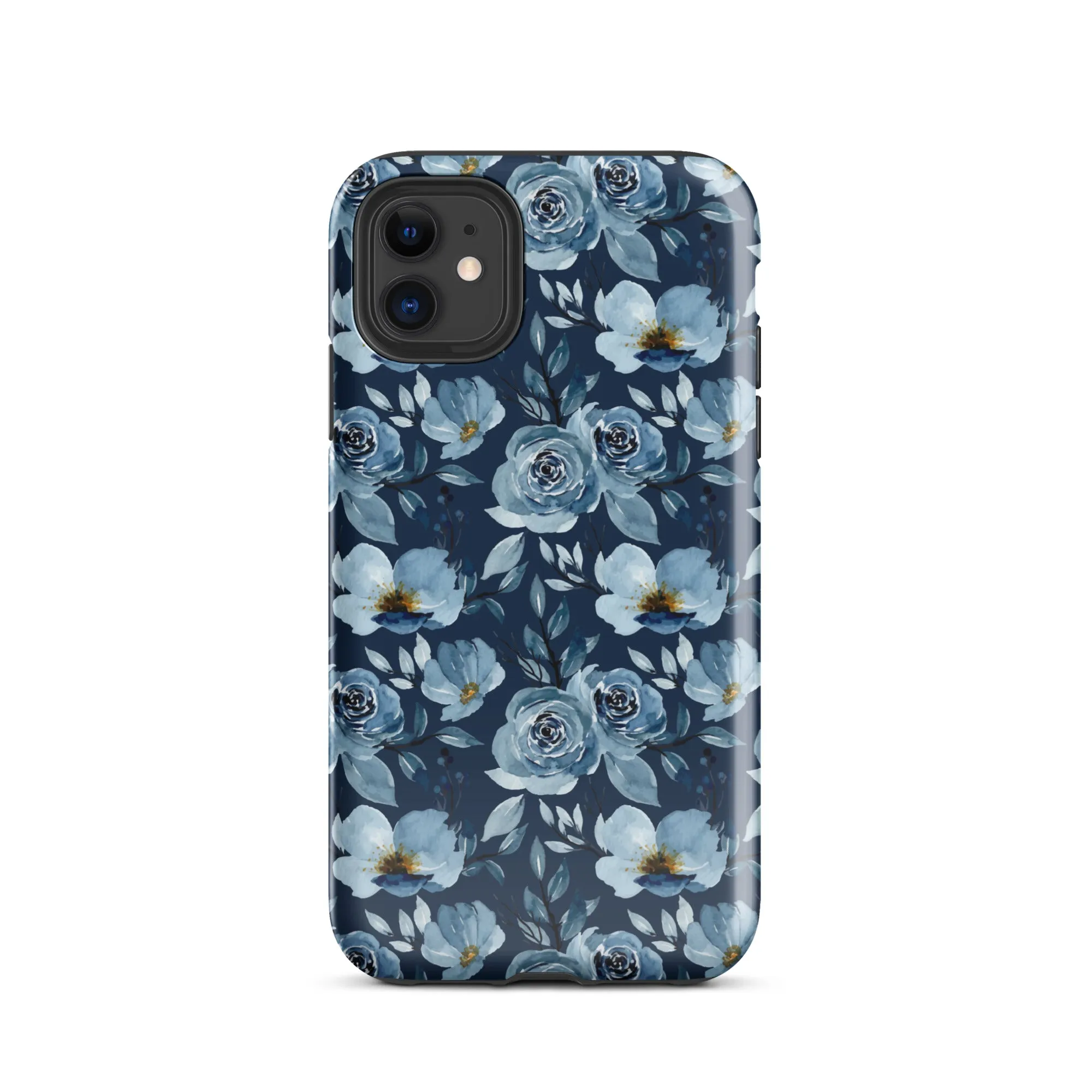 Indigo Rose Harmony Premium iPhone Case