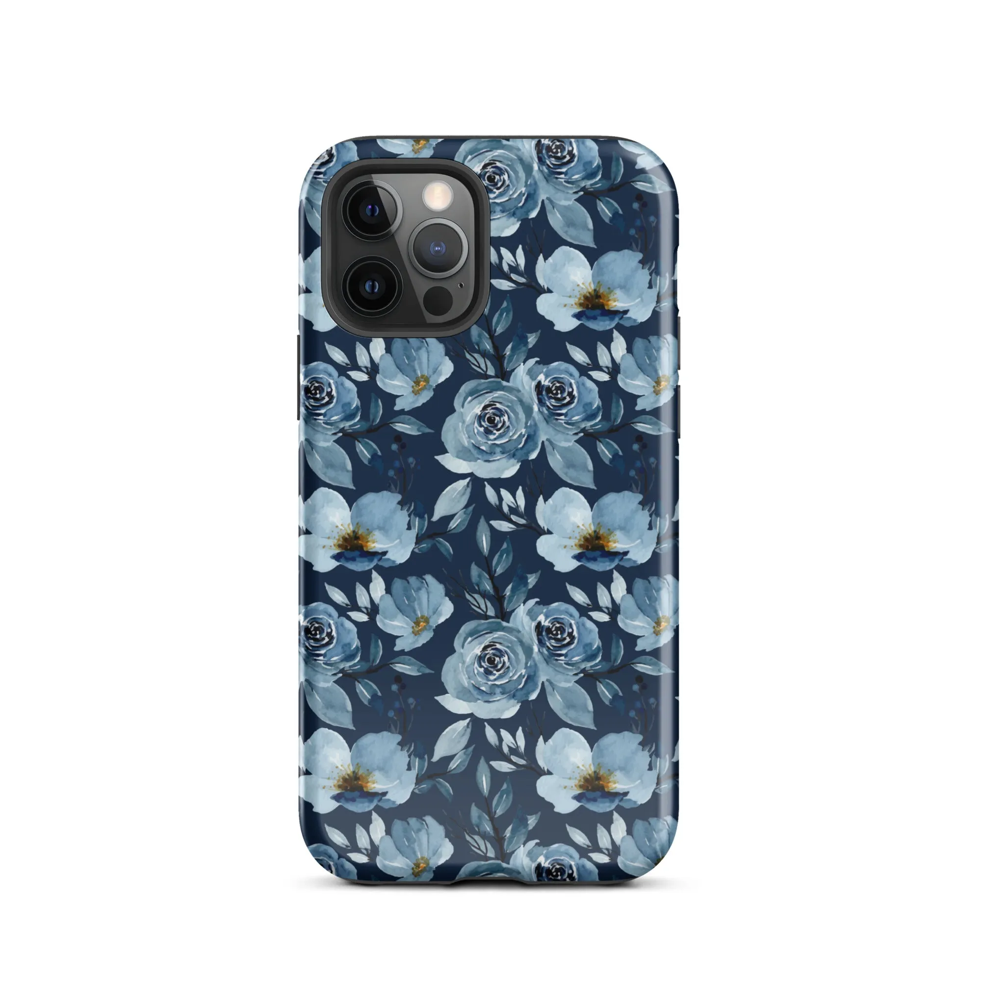 Indigo Rose Harmony Premium iPhone Case