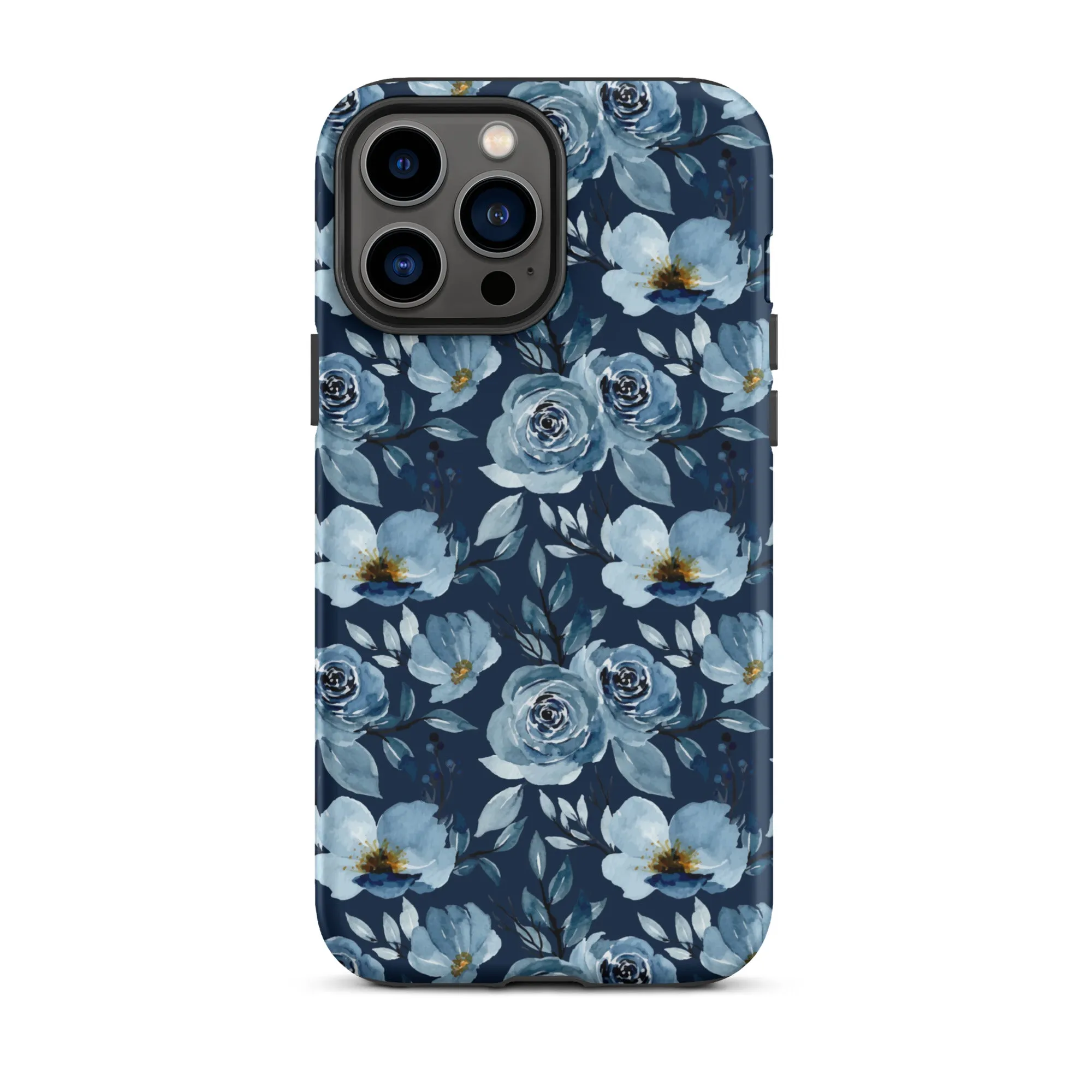 Indigo Rose Harmony Premium iPhone Case