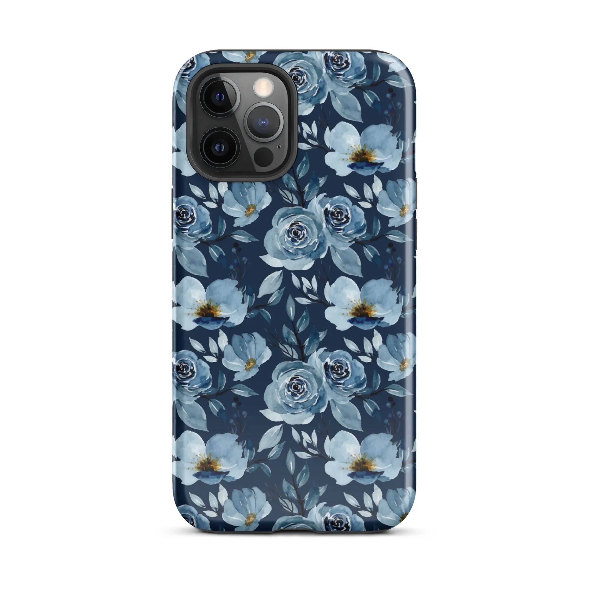 Indigo Rose Harmony Premium iPhone Case