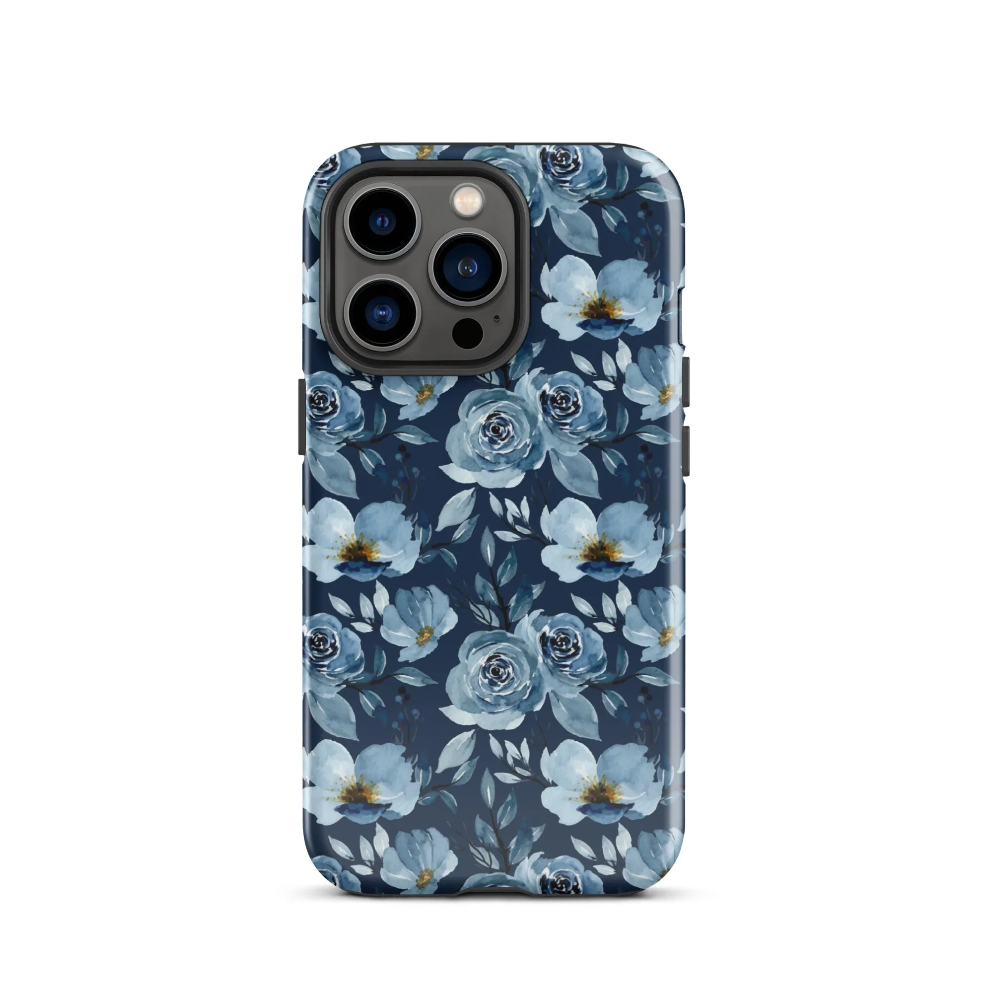 Indigo Rose Harmony Premium iPhone Case