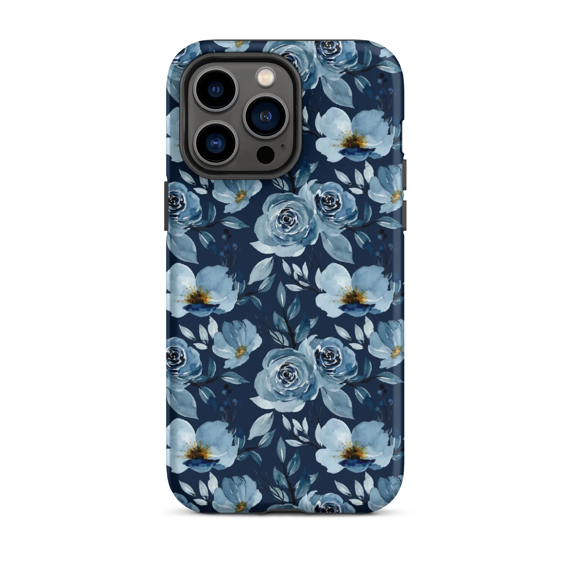 Indigo Rose Harmony Premium iPhone Case