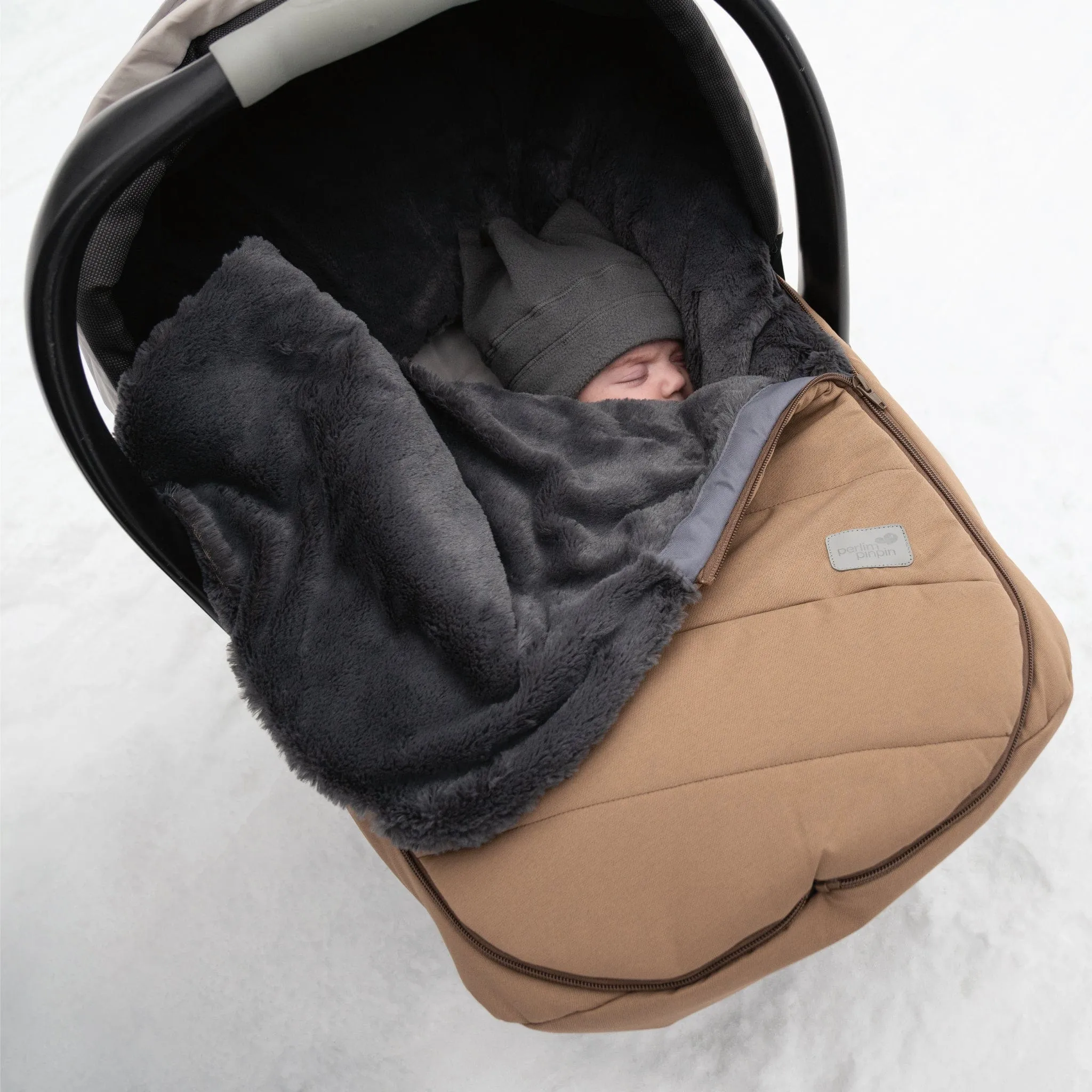 Infant winter bunting bag - Wolves