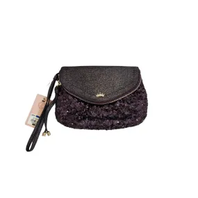 Brand New Juicy Couture Purple Sequins Wristlet Clutch