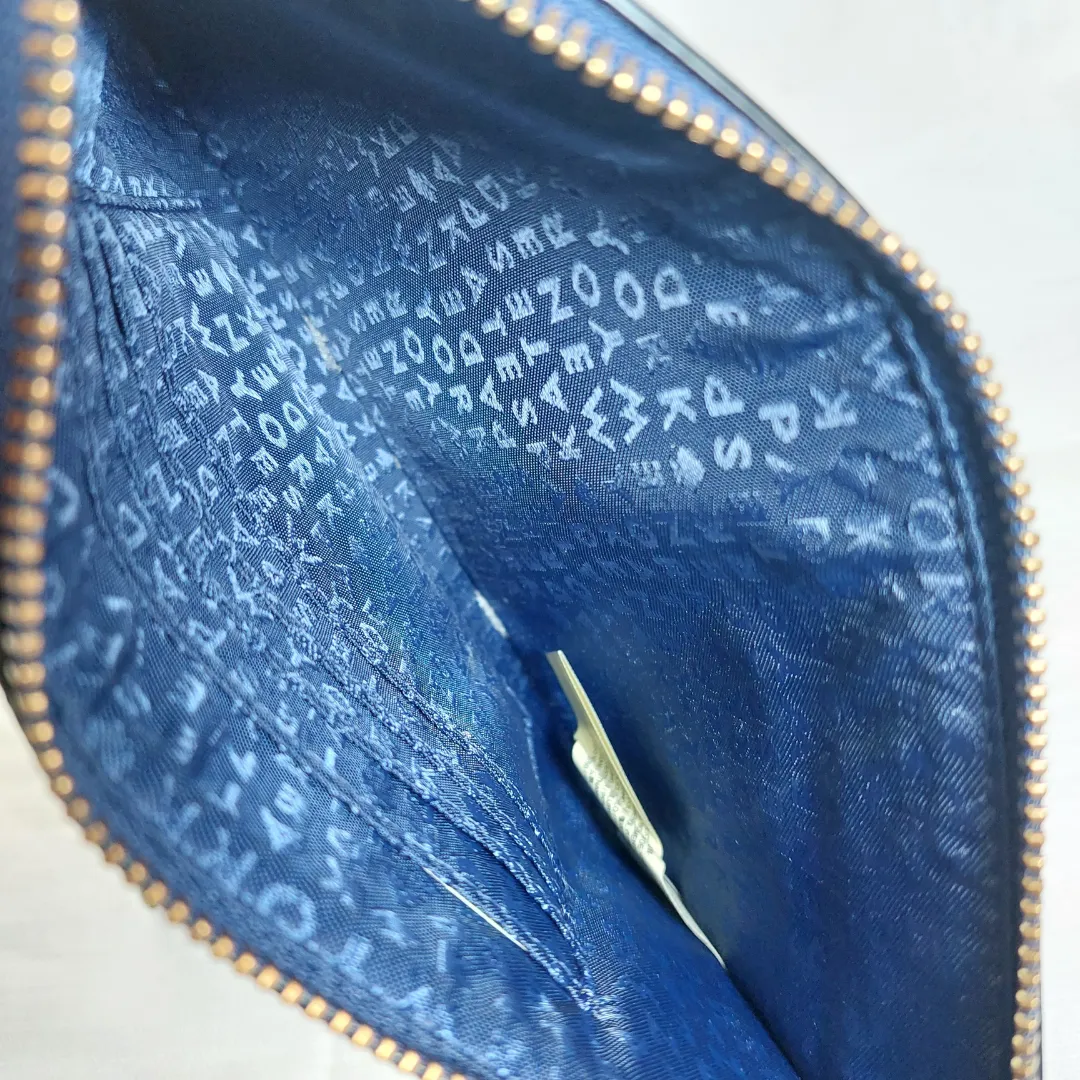 Kate Spade Blue Leather Wristlet | Like New |