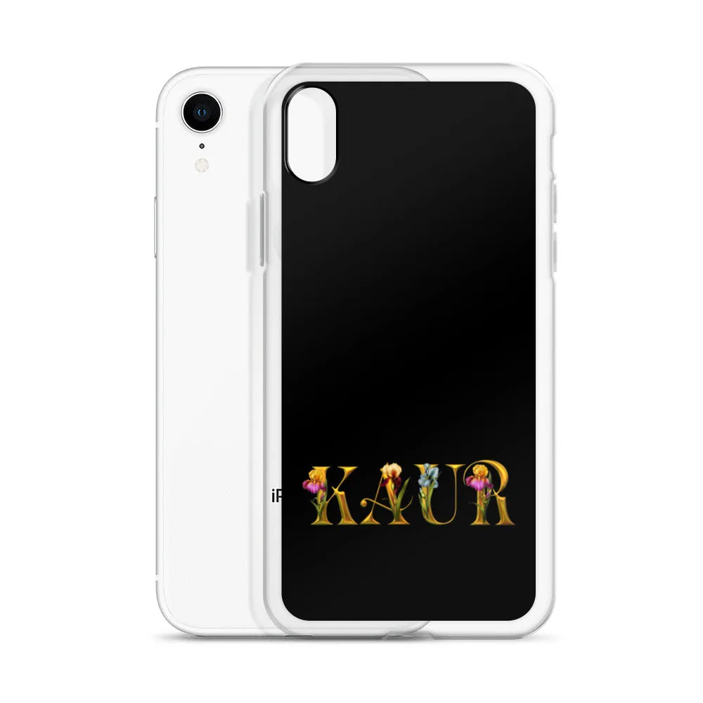 Kaur floral iPhone Case