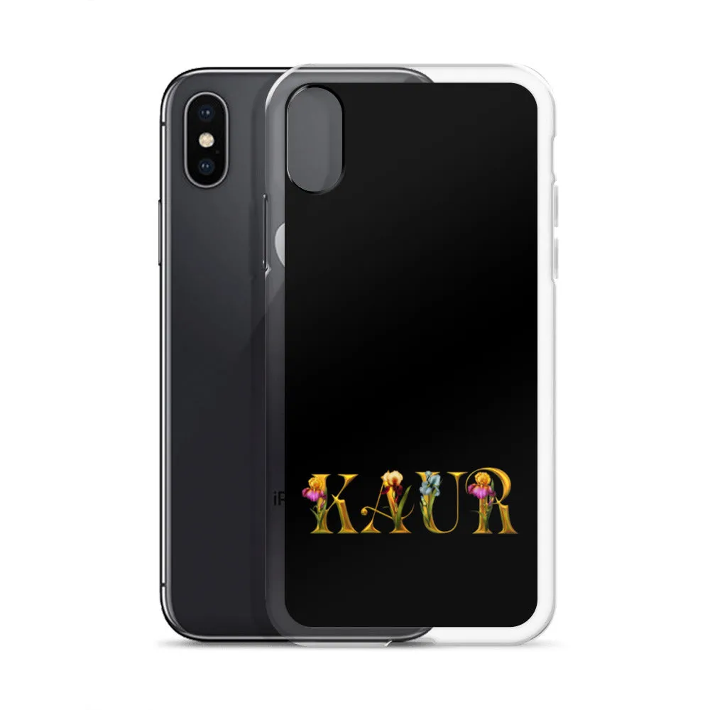 Kaur floral iPhone Case