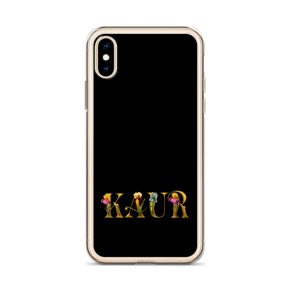 Kaur floral iPhone Case