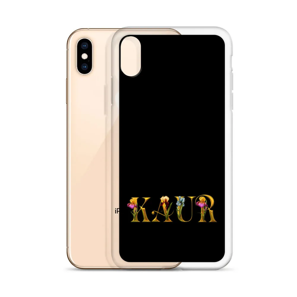 Kaur floral iPhone Case