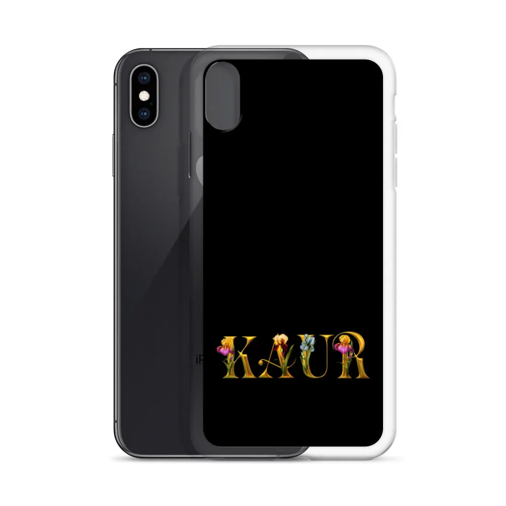 Kaur floral iPhone Case