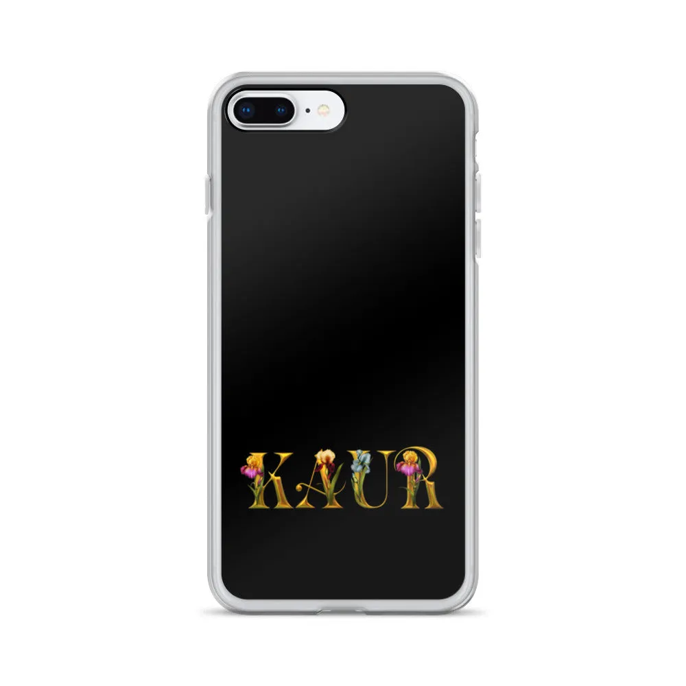 Kaur floral iPhone Case