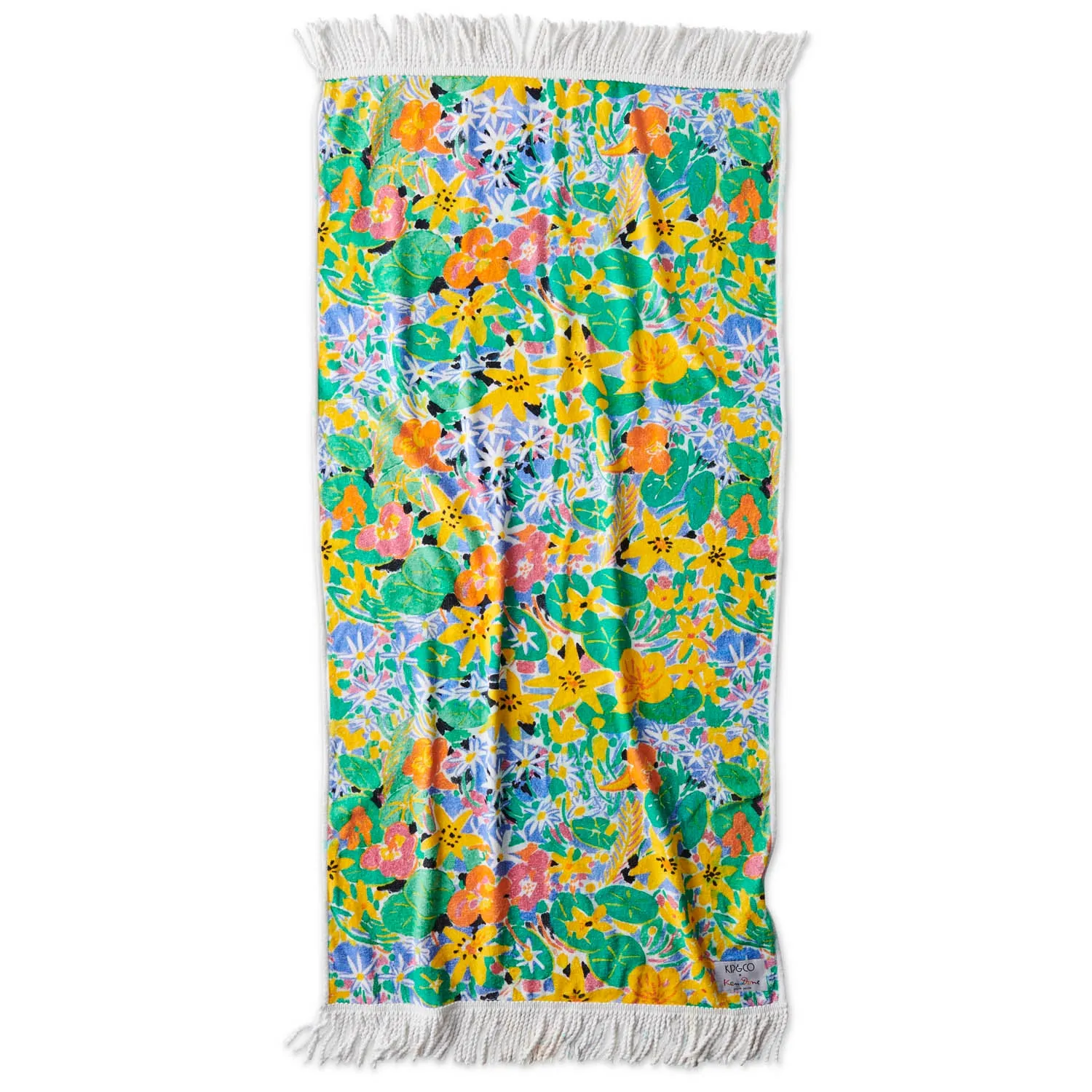 Kip & Co X Ken Done | Nasturtium Terry Beach Towel